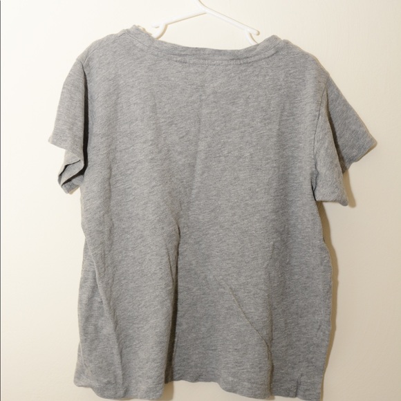 Girls Gray Crewcuts TShirt with Tassel details - Picture 2 of 2